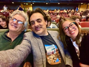 Avec le réalisateur Michel Leclerc et Lara Sarciaux de l’agence Cristal